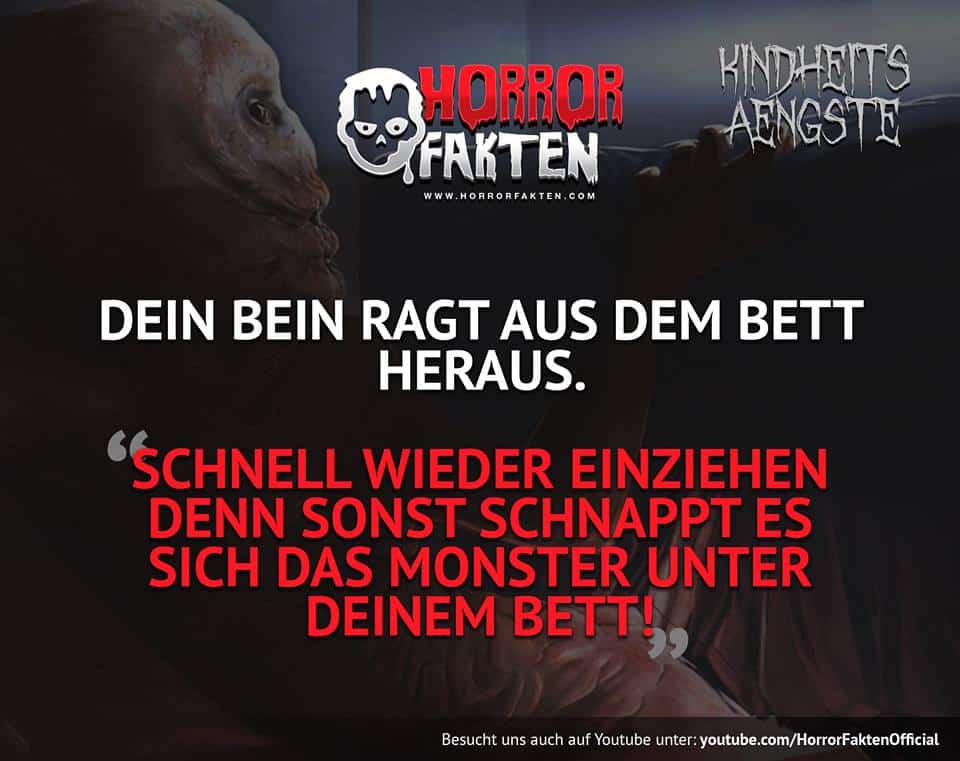 Arm ragt aus Bett