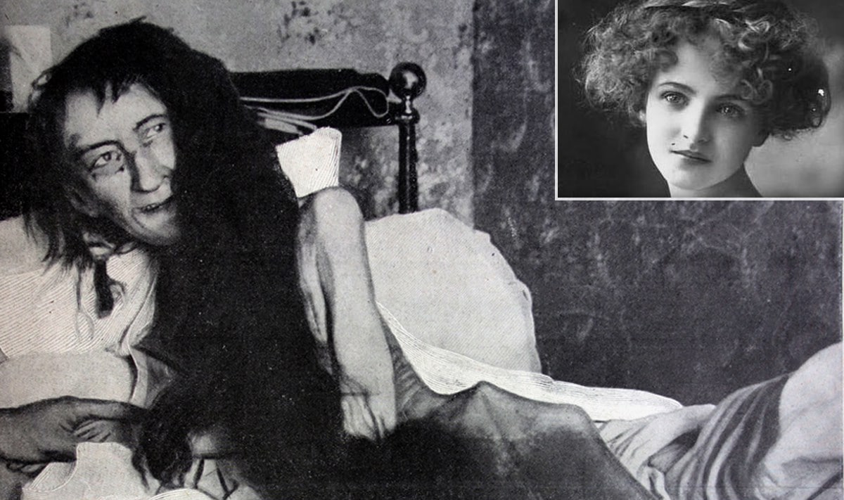 Mademoiselle Blanche Monnie eingesperrt